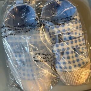 Cat & Jack Blue Checkered Kids Sneakers